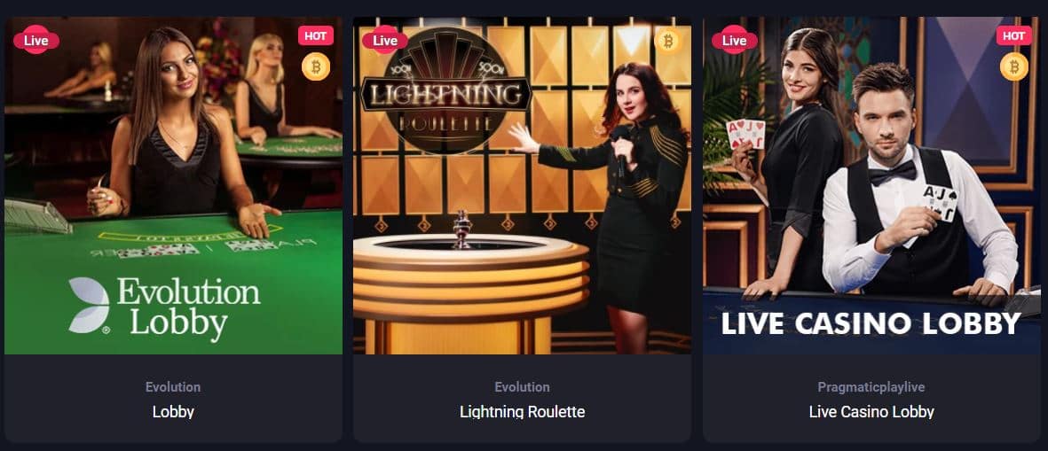 Woo Casino Live Games